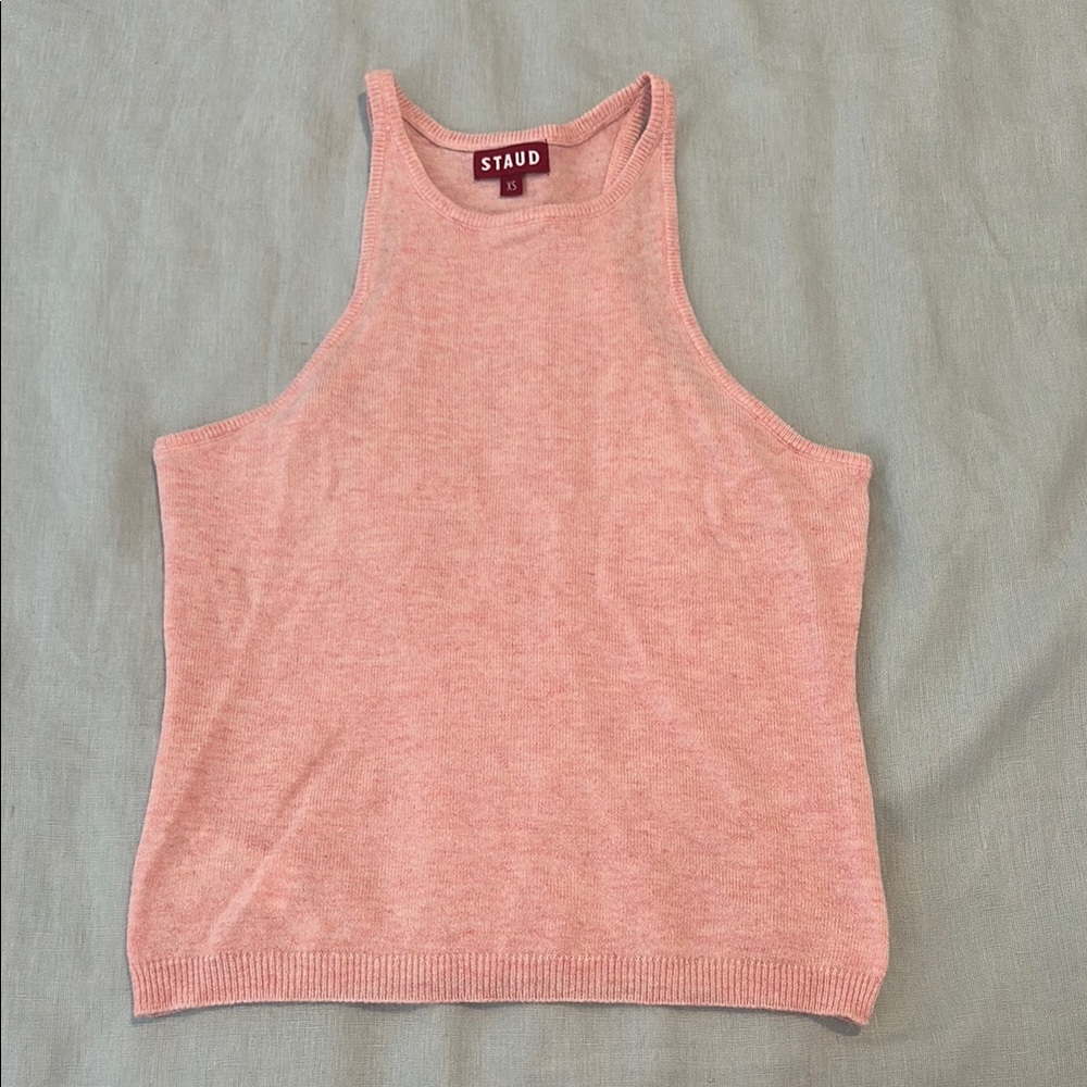 Staud Pink Sleeveless Top